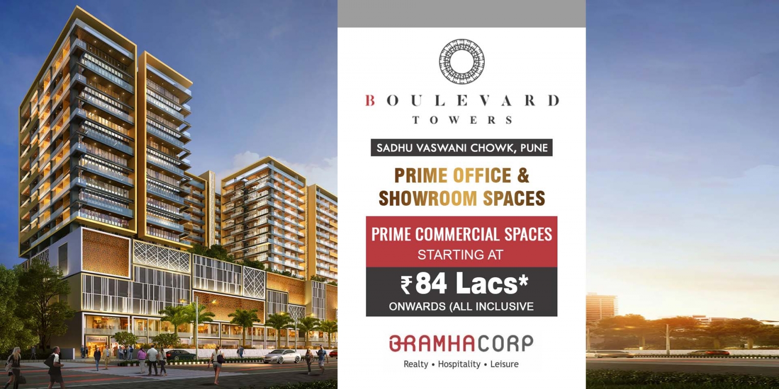 Bramhacorp Boulevard-Bramha Boulevard Towers banner.jpg